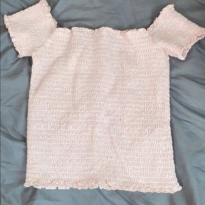 Hollister off the shoulders crop top